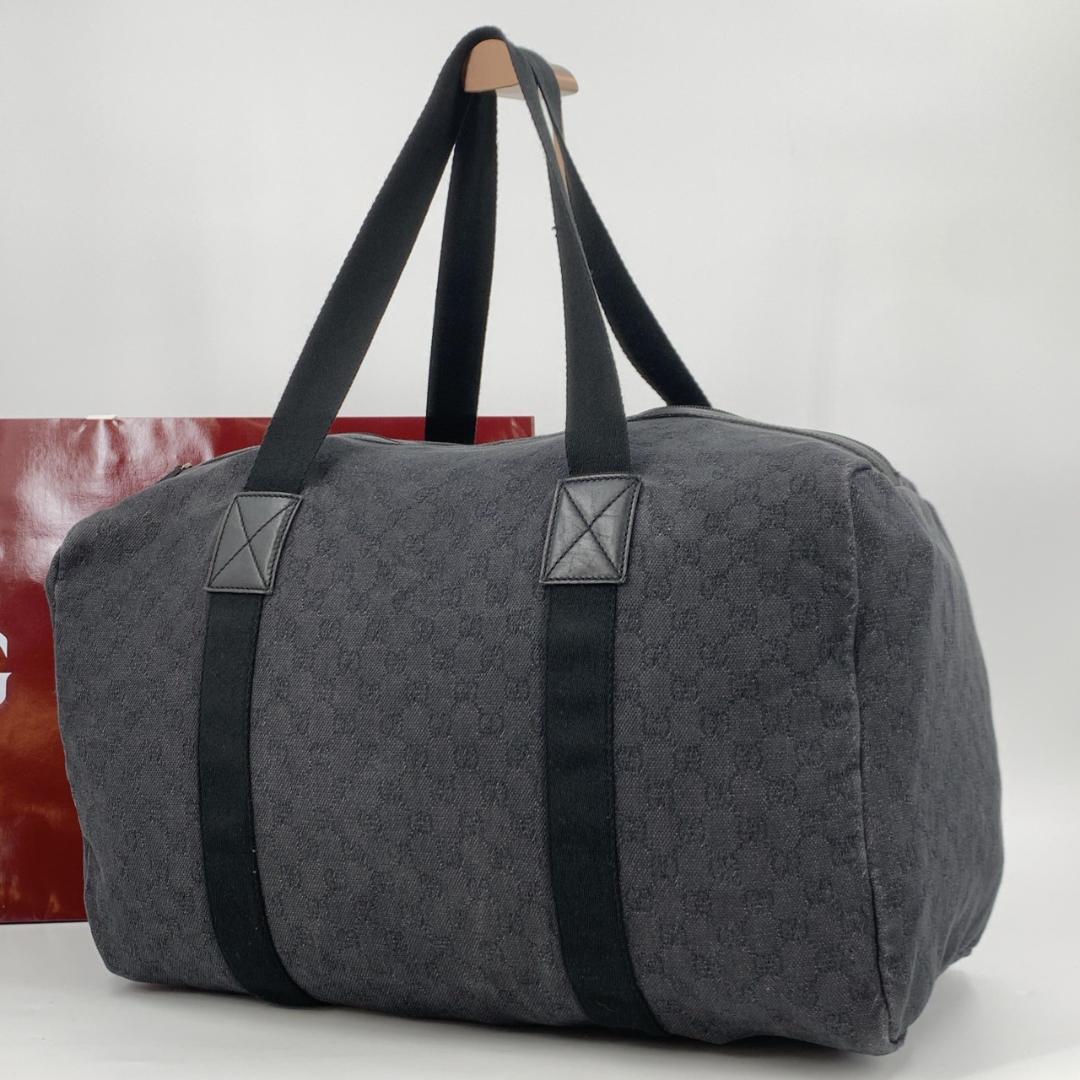 GUCCI グッチ GGキャンバス ボストンバッグ 男女兼用 105671