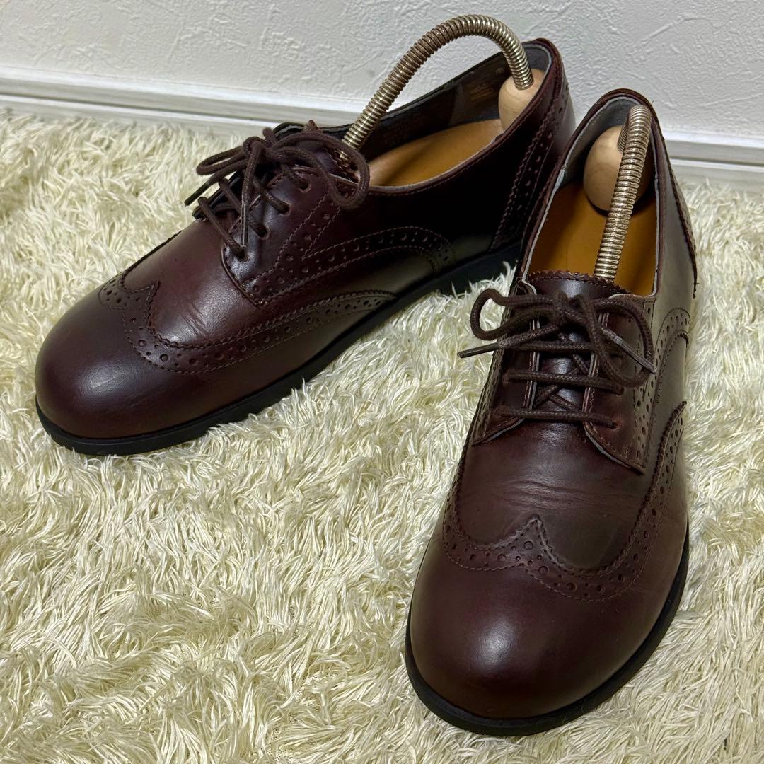 美品✨ ビリケンシュトック　ララミーロー　レースアップシューズ　レザー　茶色