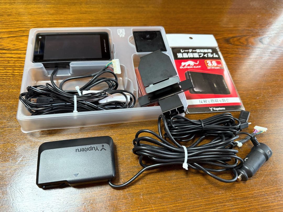 ユピテルレーダー探知機 YK-3000 新品保護フィルム付き