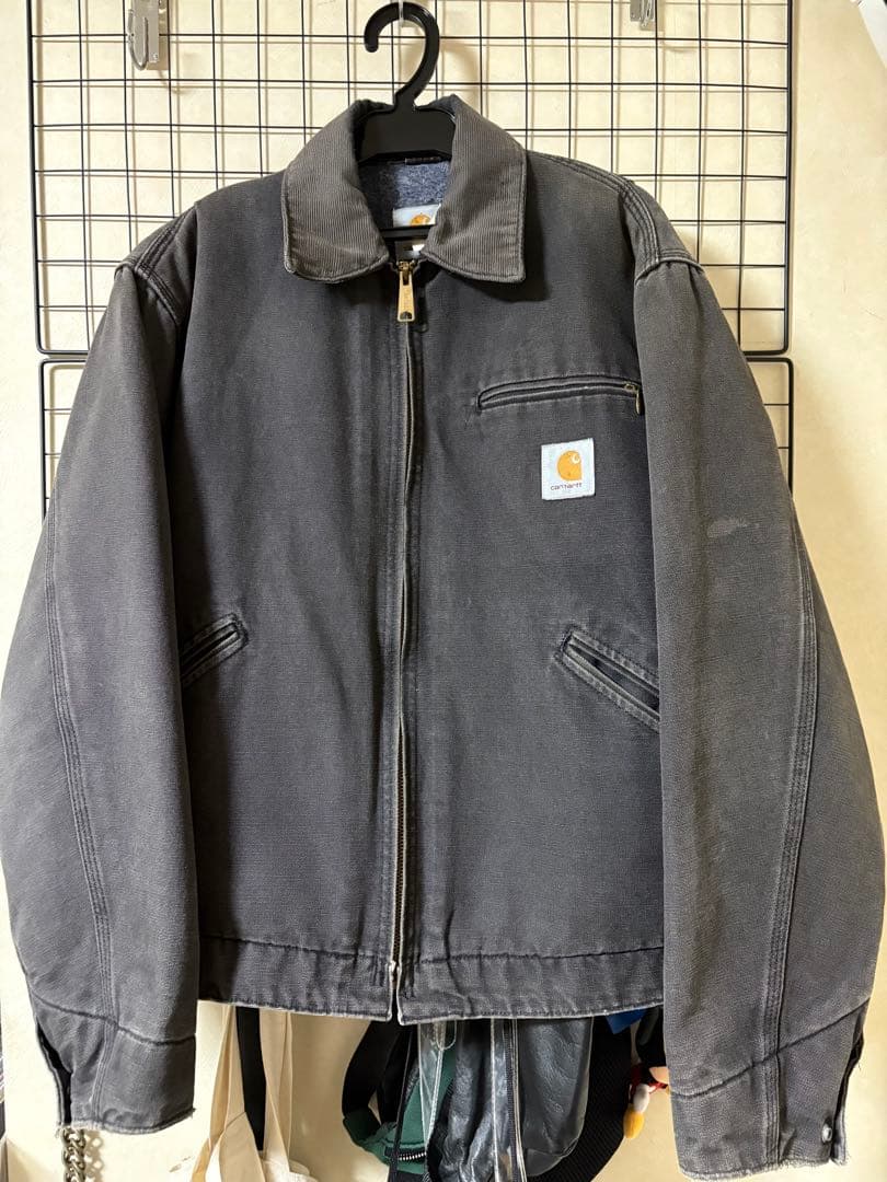 USA 90年製カーハートデトロイトジャケットブラック　星タグ ヴィンテージ