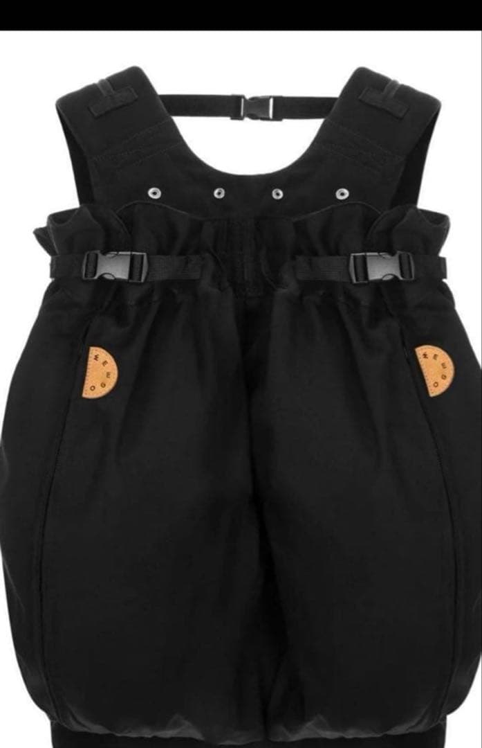 Weegoツインベビーキャリア　双子用抱っこひも ブラック