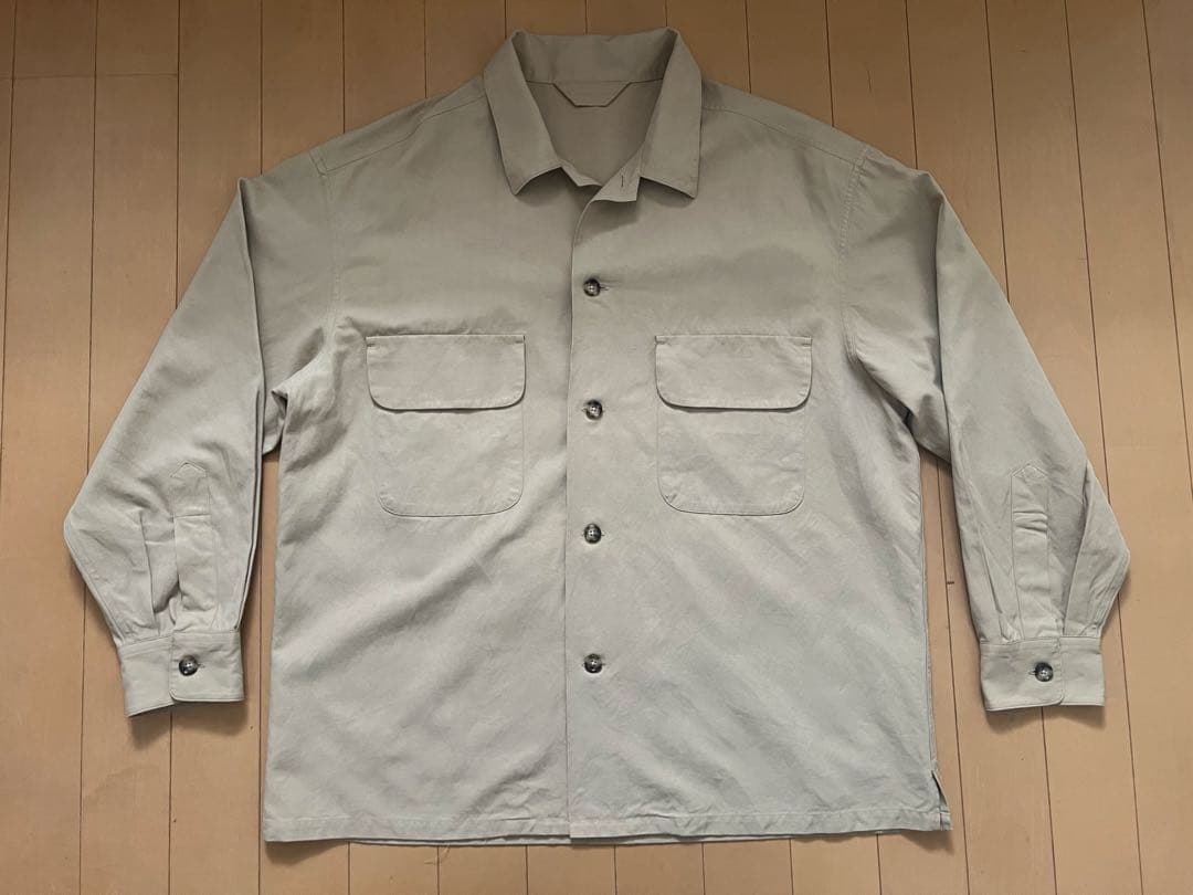 革靴磨き　John Smedley ワークシャツ 2 M ベージュ