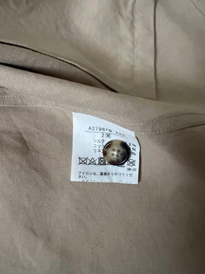 革靴磨き　John Smedley ワークシャツ 2 M ベージュ