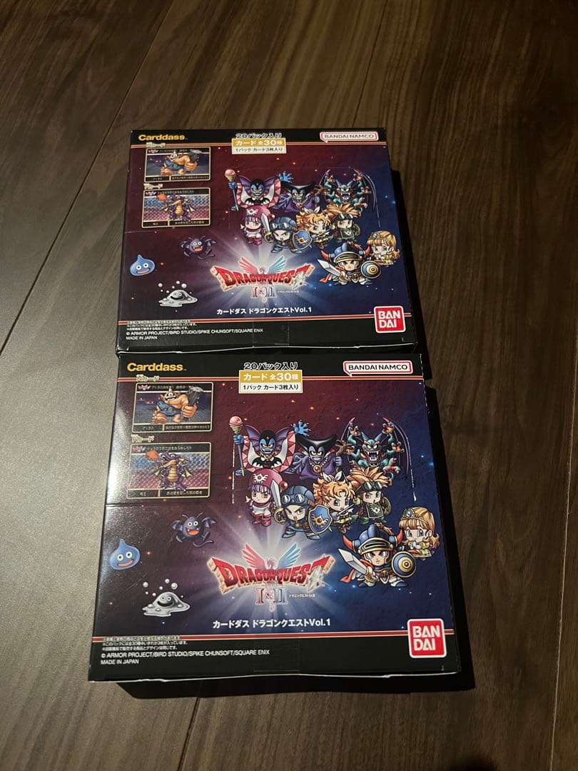 カードダス　ドラゴンクエストvol.1 ，2BOX