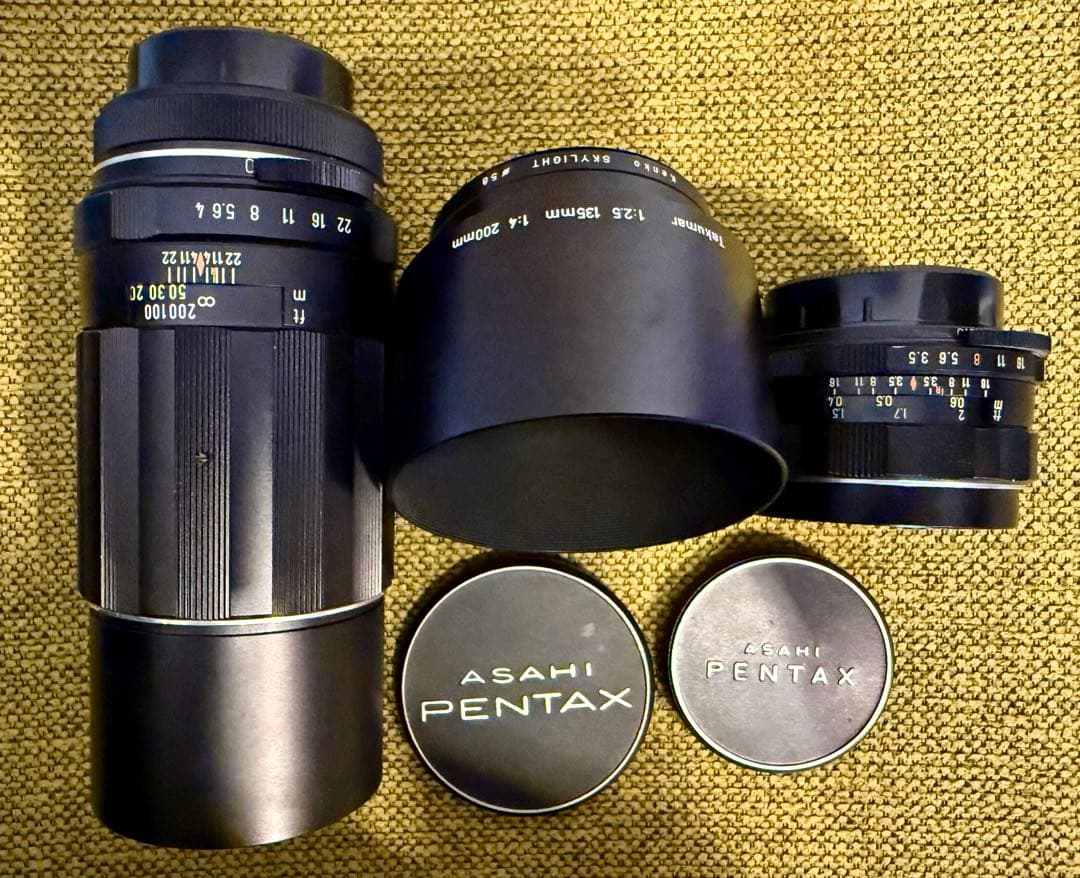 Asahi Takumar 単焦点　レンズ　セット