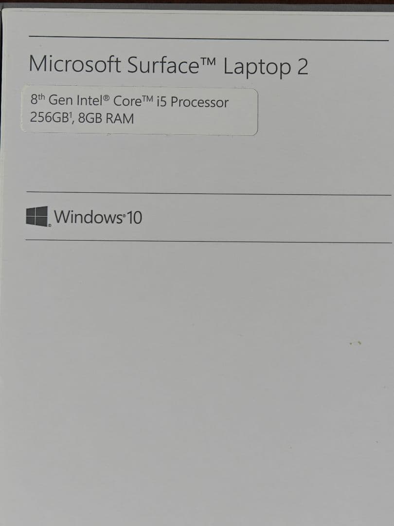 Surface Laptop 2 ノートパソコン バーガンディ(ジャンク品)