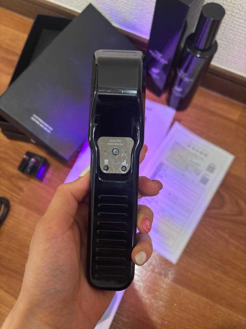 【正規品】専用ウォーターつき！デンキバリブラシ 電気バリブラシ エレクトロン