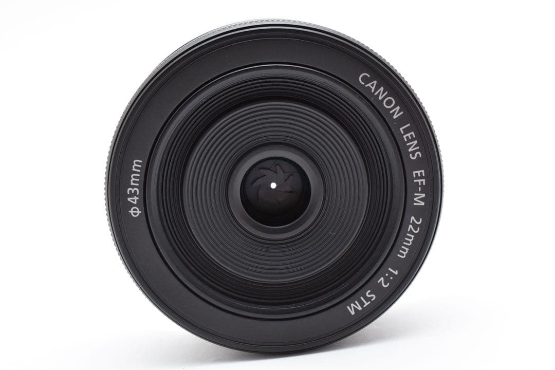 【美品】 キヤノン Canon EF-M 22mm F2 STM ブラック
