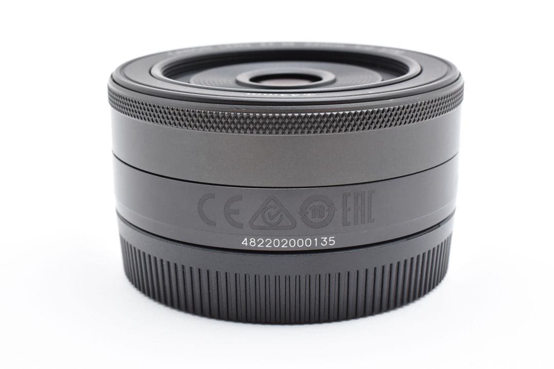 【美品】 キヤノン Canon EF-M 22mm F2 STM ブラック