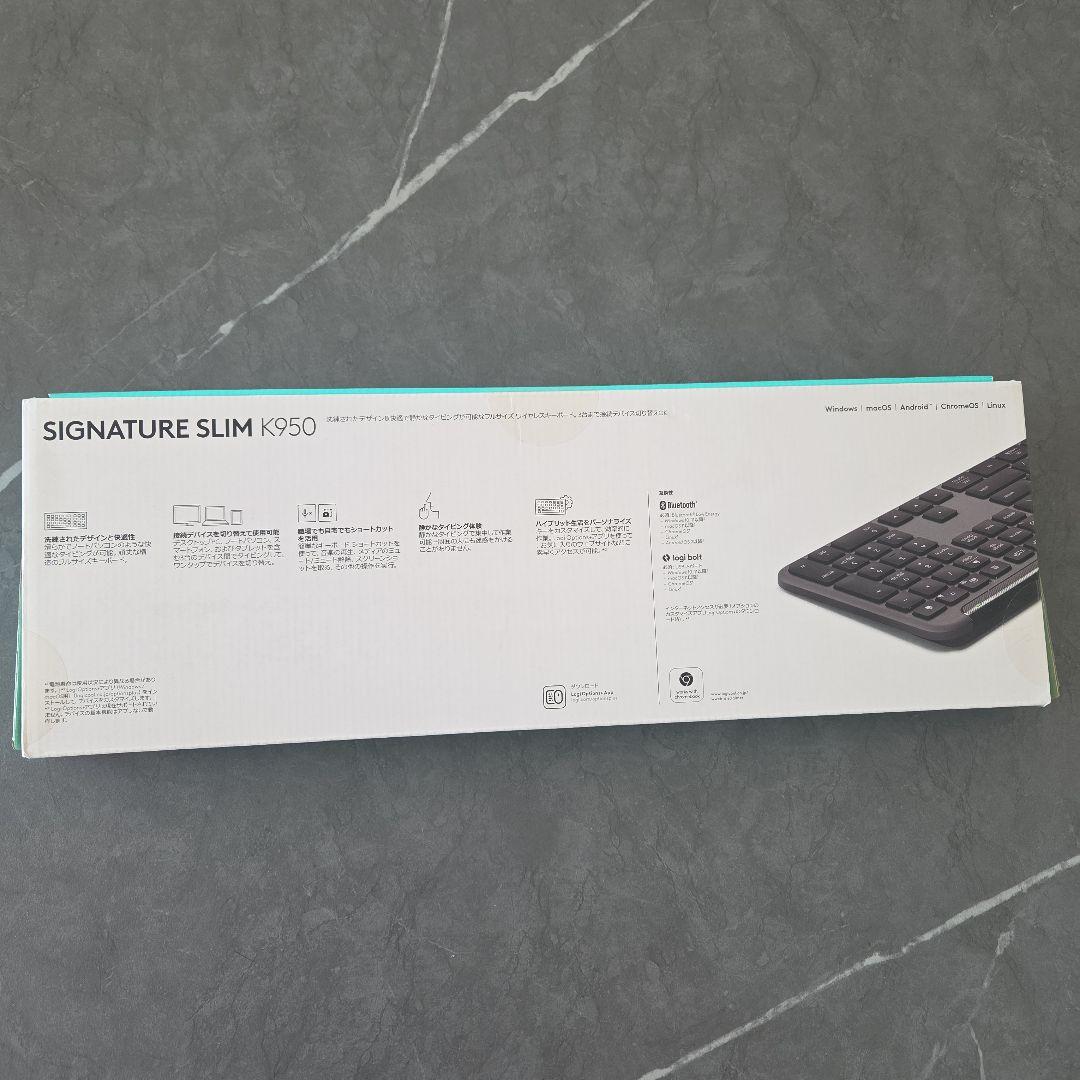 【美品】logicool SIGNATURE SLIM K950