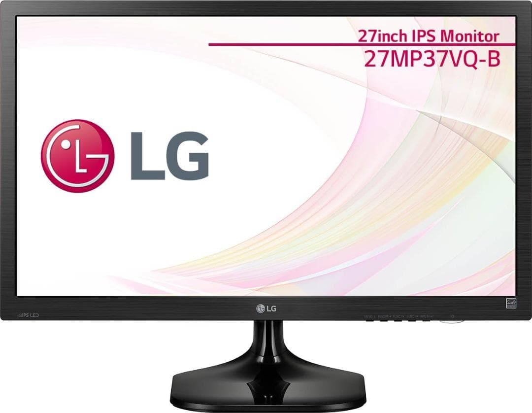 LG 27MP37VQ-B ディスプレイ モニター 27インチ フルHD