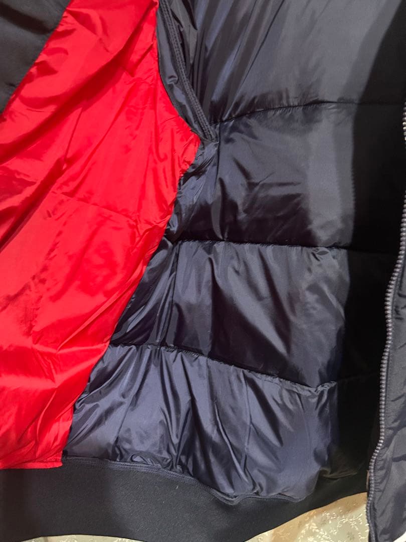   ネイビー 中綿ダウンジャケット M