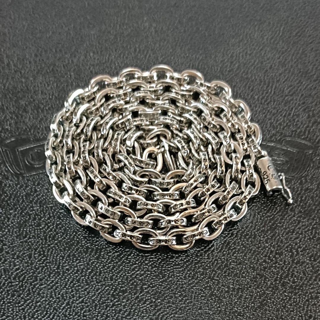 【新品】シルバー925ペーパーチェーンネックレス60cm刻印ありプレゼントに