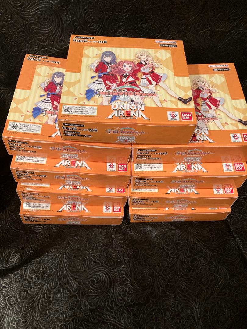 学園アイドルマスター初版 未開封9BOX ユニオンアリーナ　テープ付き