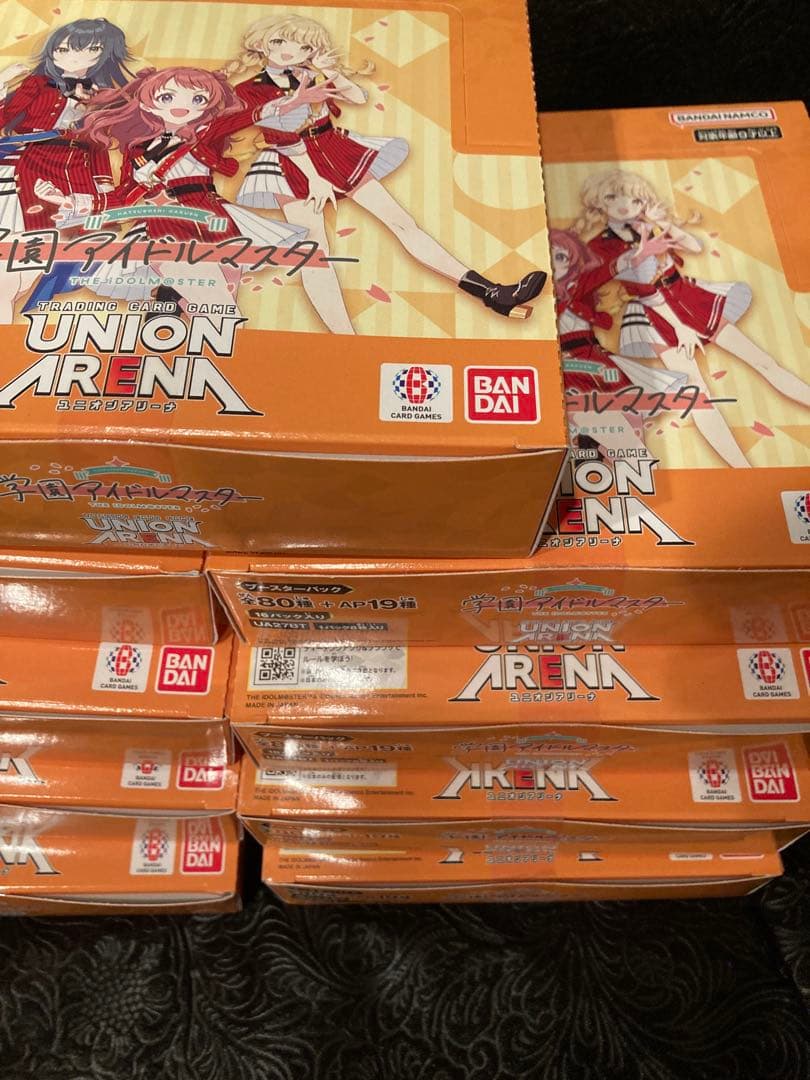 学園アイドルマスター初版 未開封9BOX ユニオンアリーナ　テープ付き