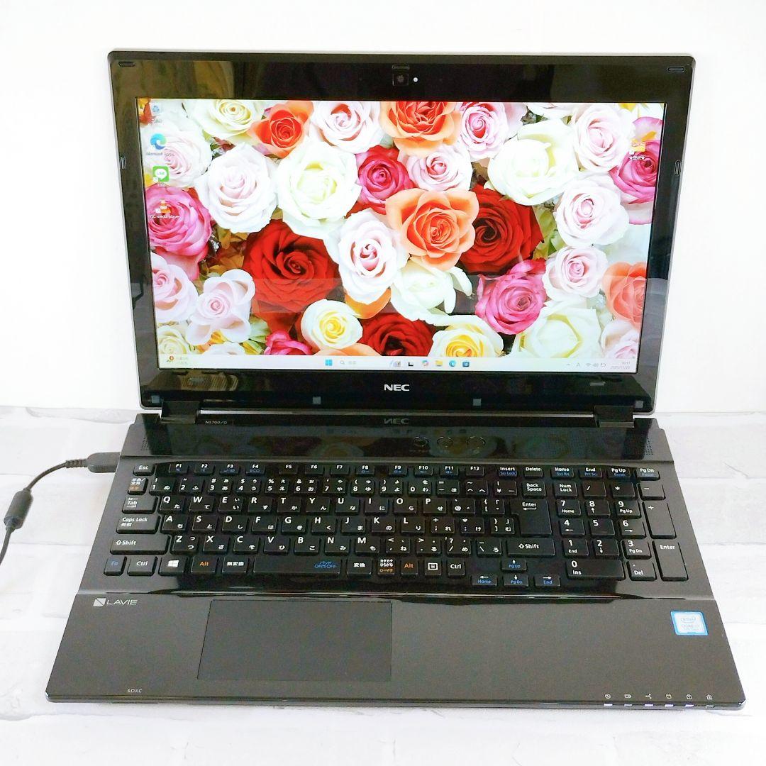 美品！第7世代 Corei7 大量1TB カメラ付 ノートパソコン Win11