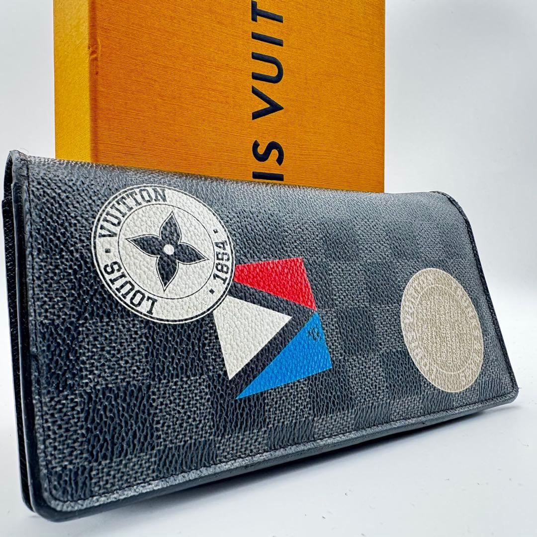 人気✨ルイヴィトン　ポルトフォイユブラザ　NM ダミエグラフィット　LVリーグ