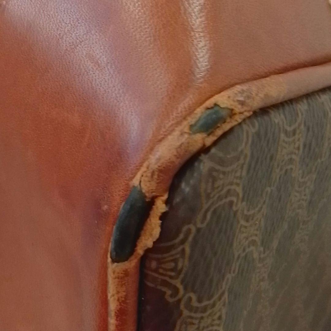 JH54 セリーヌ マカダム ボストンバッグ ゴールド金具 トリオンフ