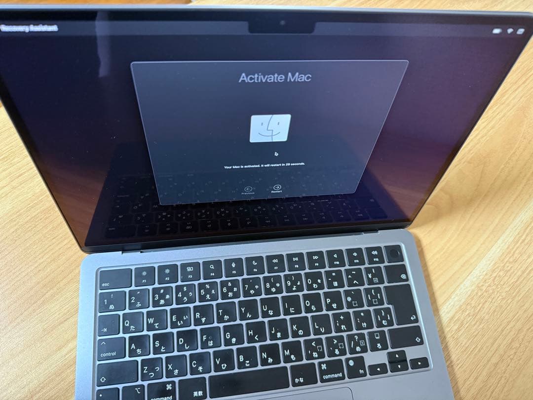 MacBook Air M2 2022モデル 8GB/256GB スペースグレイ