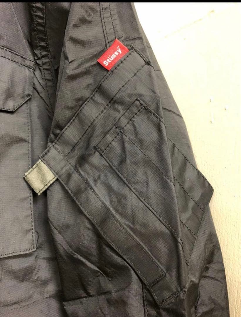 stussy ナイロンジャケット 黒 S