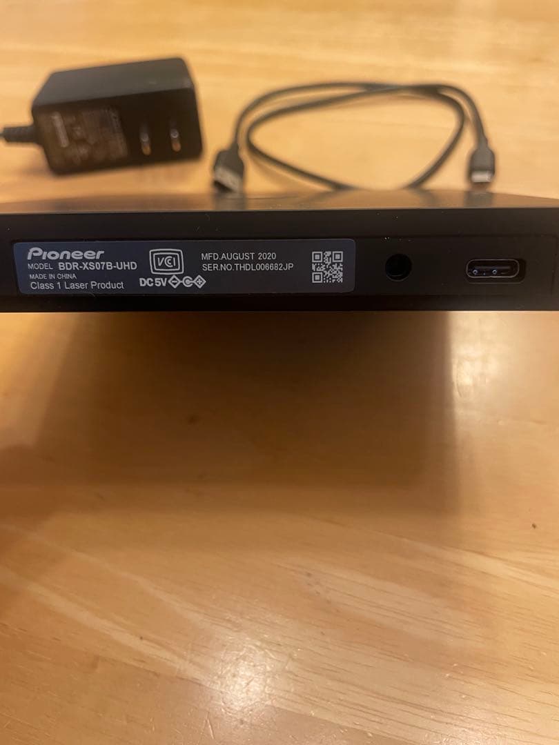 Pioneer BDR-XS07B-UHD ブルーレイドライブ