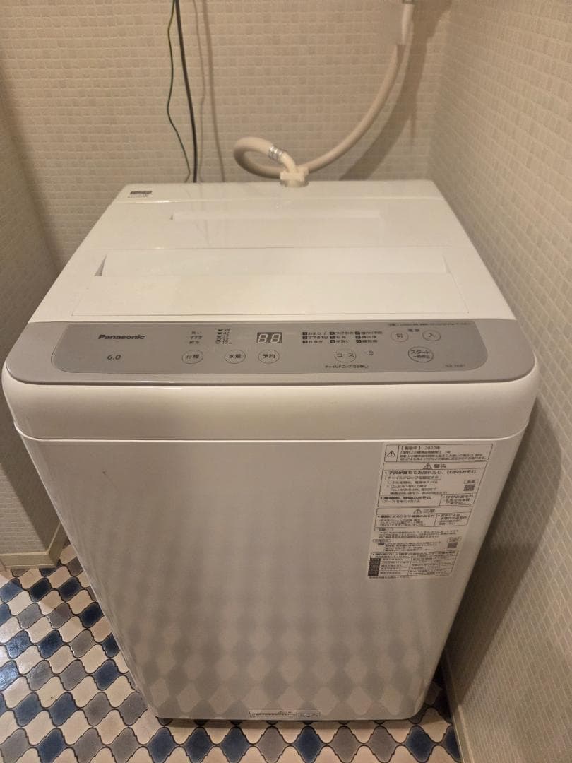 Panasonic 全自動洗濯機 6.0kg NA-F6B1-H (値下げ）