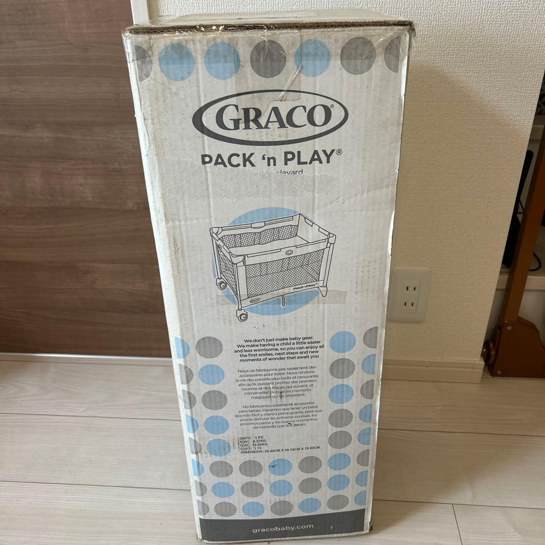 【未使用】プレイヤード ベビーサークル ベビーベッド グレコ GRACO