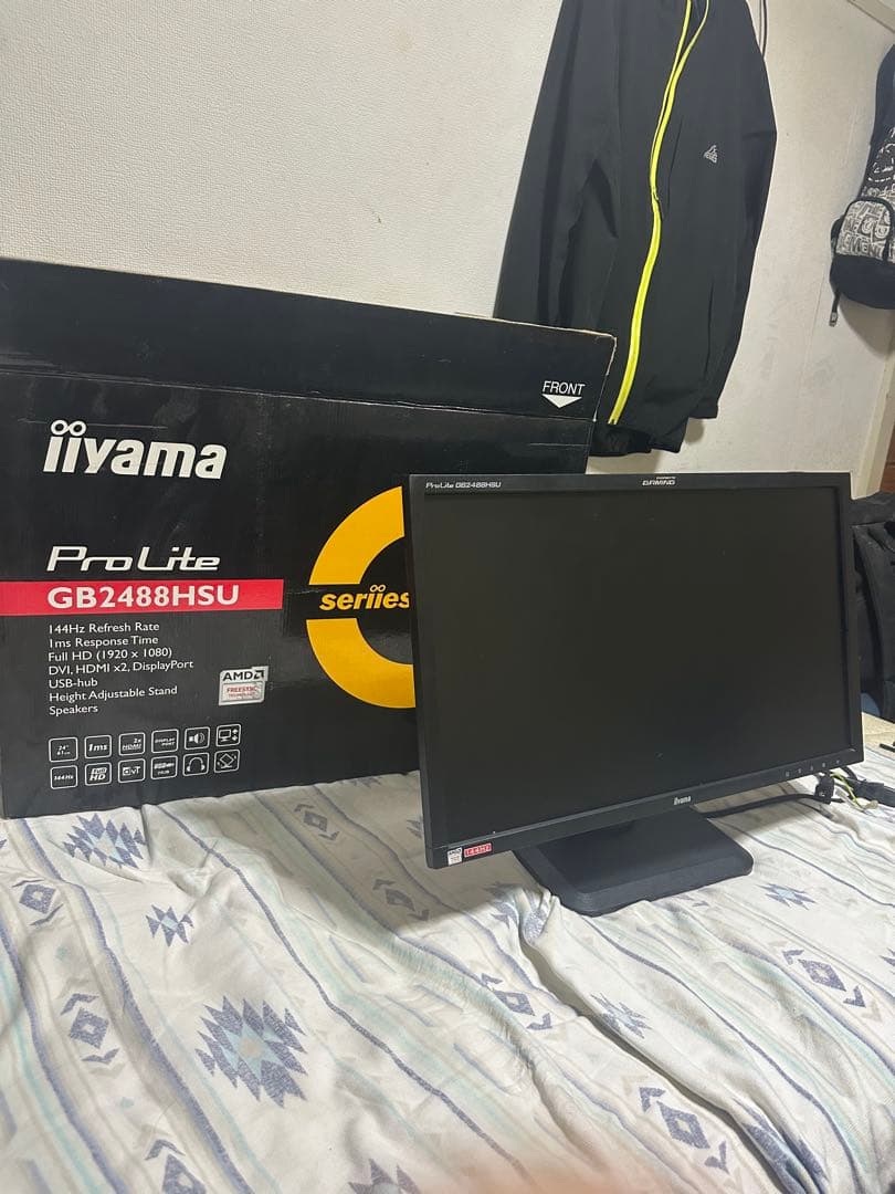 ゲーミングモニター144hz iiyama GB2488HSU