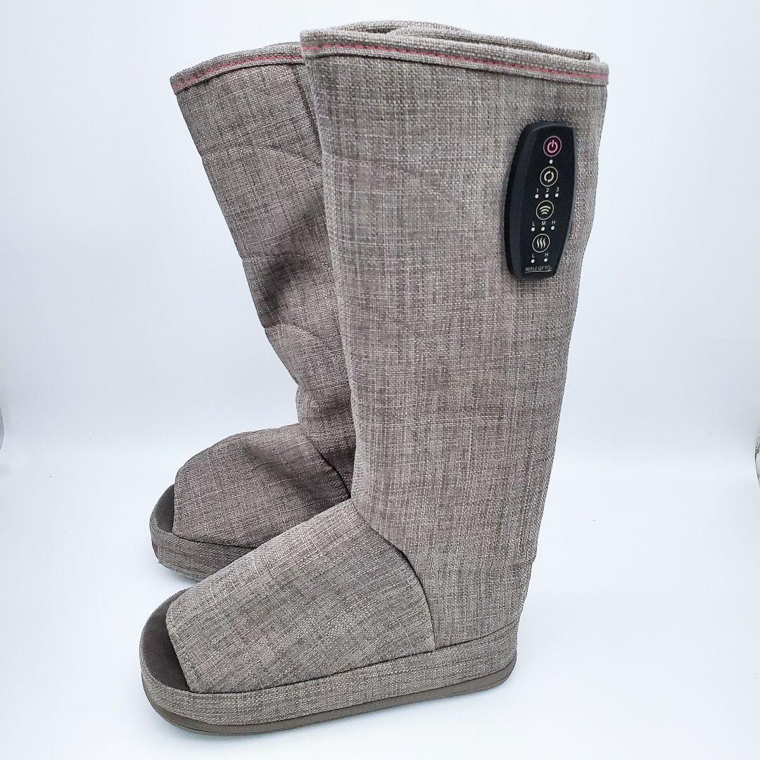 新品未使用✨️リフレキュット　EMSストレッチブーツ　グレー色　マッサージ