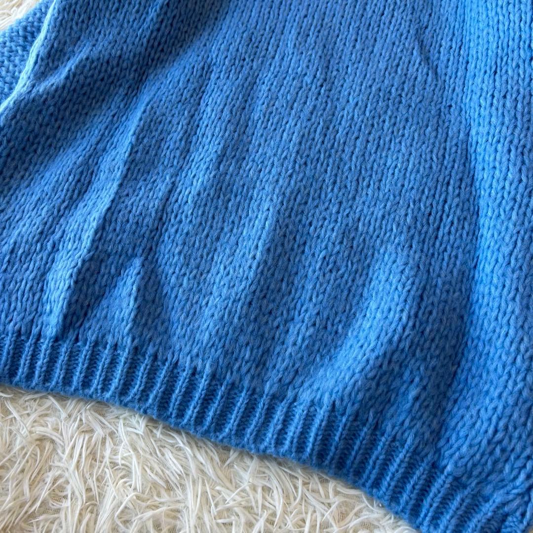 新品タグ付き　ロベルトコリーナ ドロップショルダーニットプルオーバー　チュニック