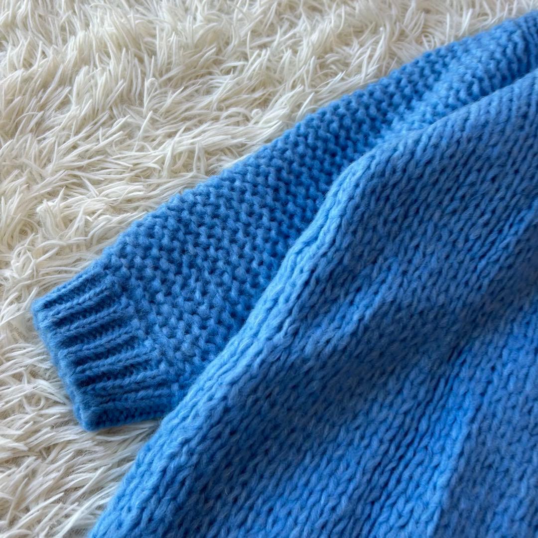 新品タグ付き　ロベルトコリーナ ドロップショルダーニットプルオーバー　チュニック