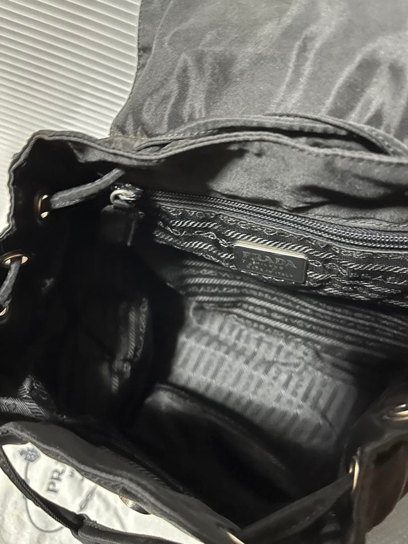 PRADA プラダ　ミニ リュック 希少　ブラック　 バックパック