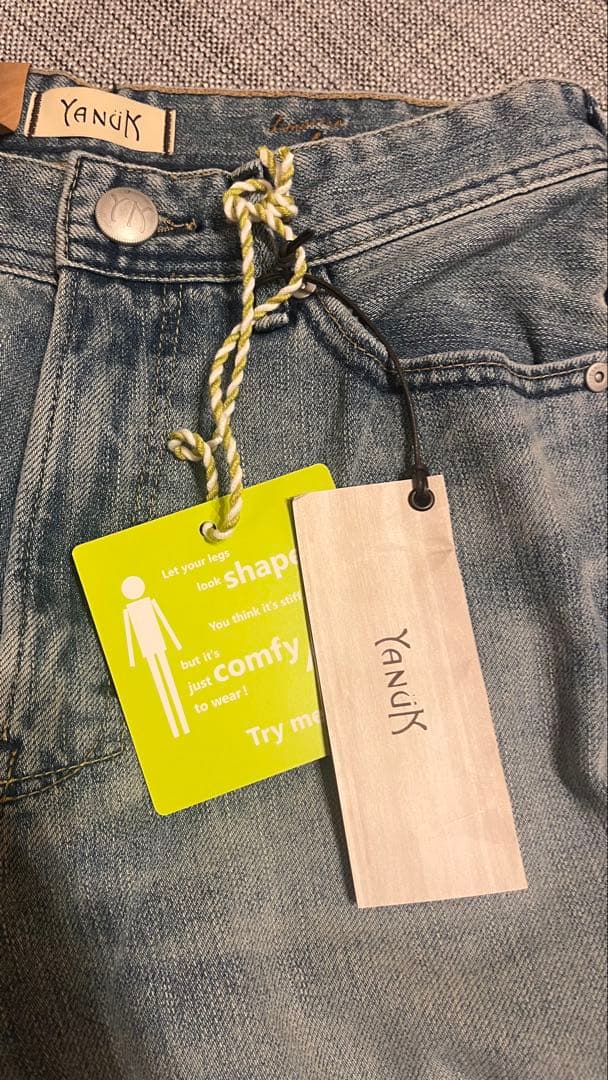 【新品タグ付き】 YANUK Low Rise ボーイズストレートLEA 26