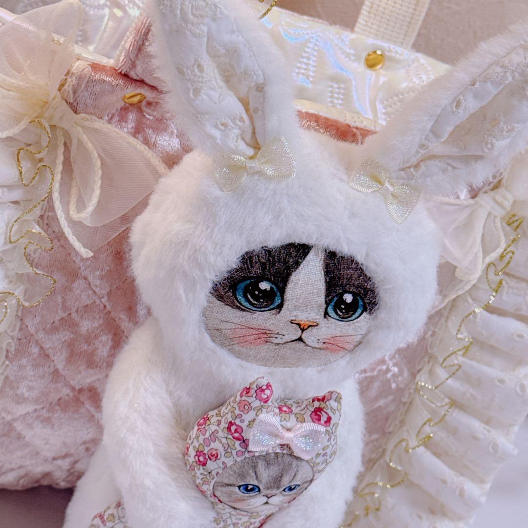 ☆*☆様 コヤンイサムチョン♡ミルクちゃんとルミちゃんのインド刺繍トートバッグ♡