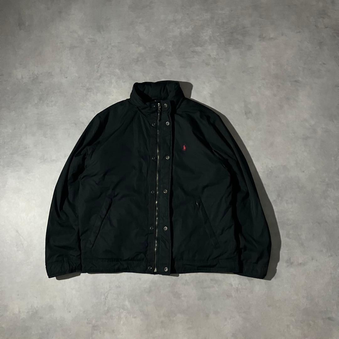 90s ラルフローレン 中綿 スイングトップ ハリントン ジャケット 古着