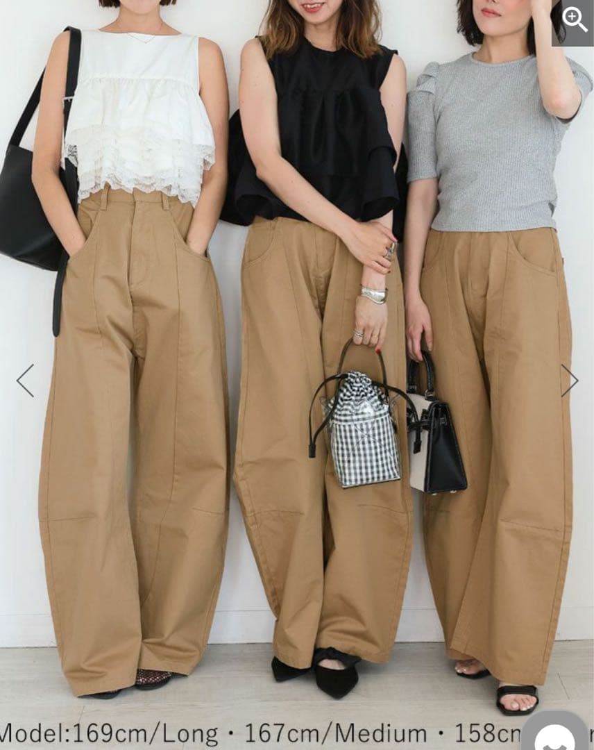 DONOBAN みくえりコラボ ハイウエストカーブチノ　ミディアム