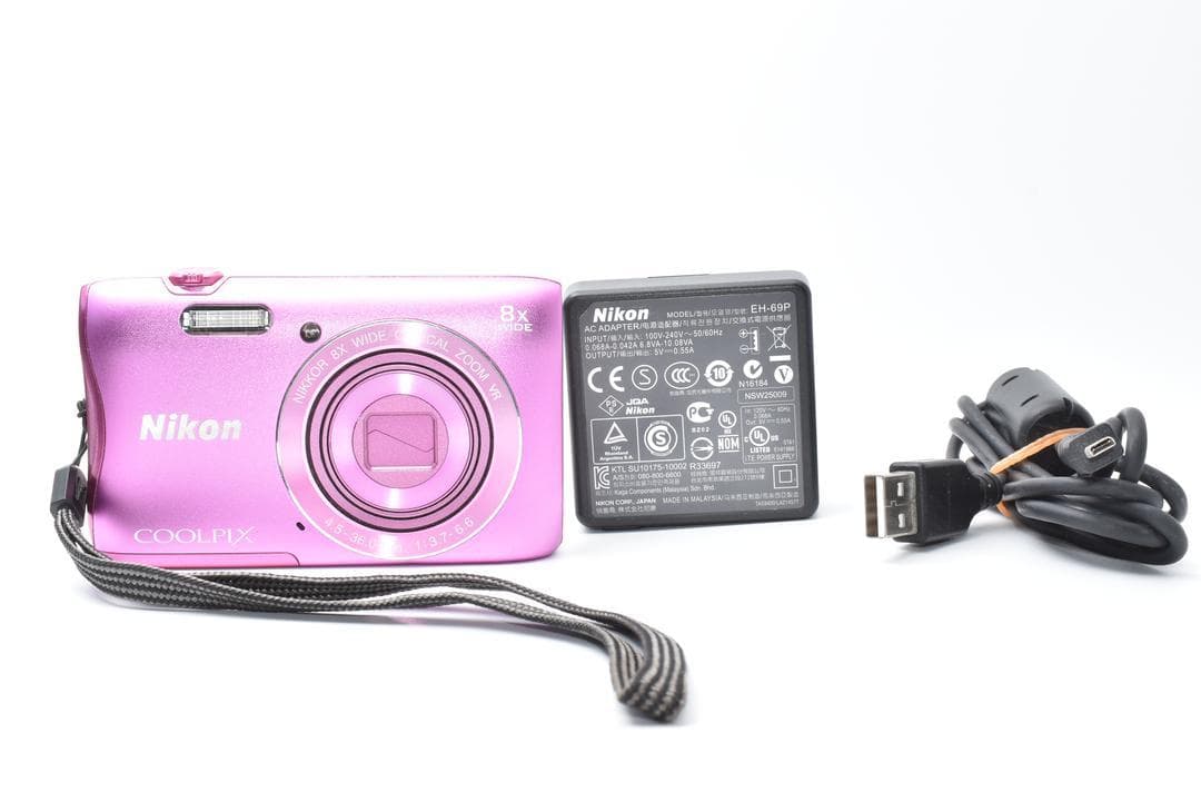ニコン Nikon COOLPIX S3700 ピンク WIFI転送可