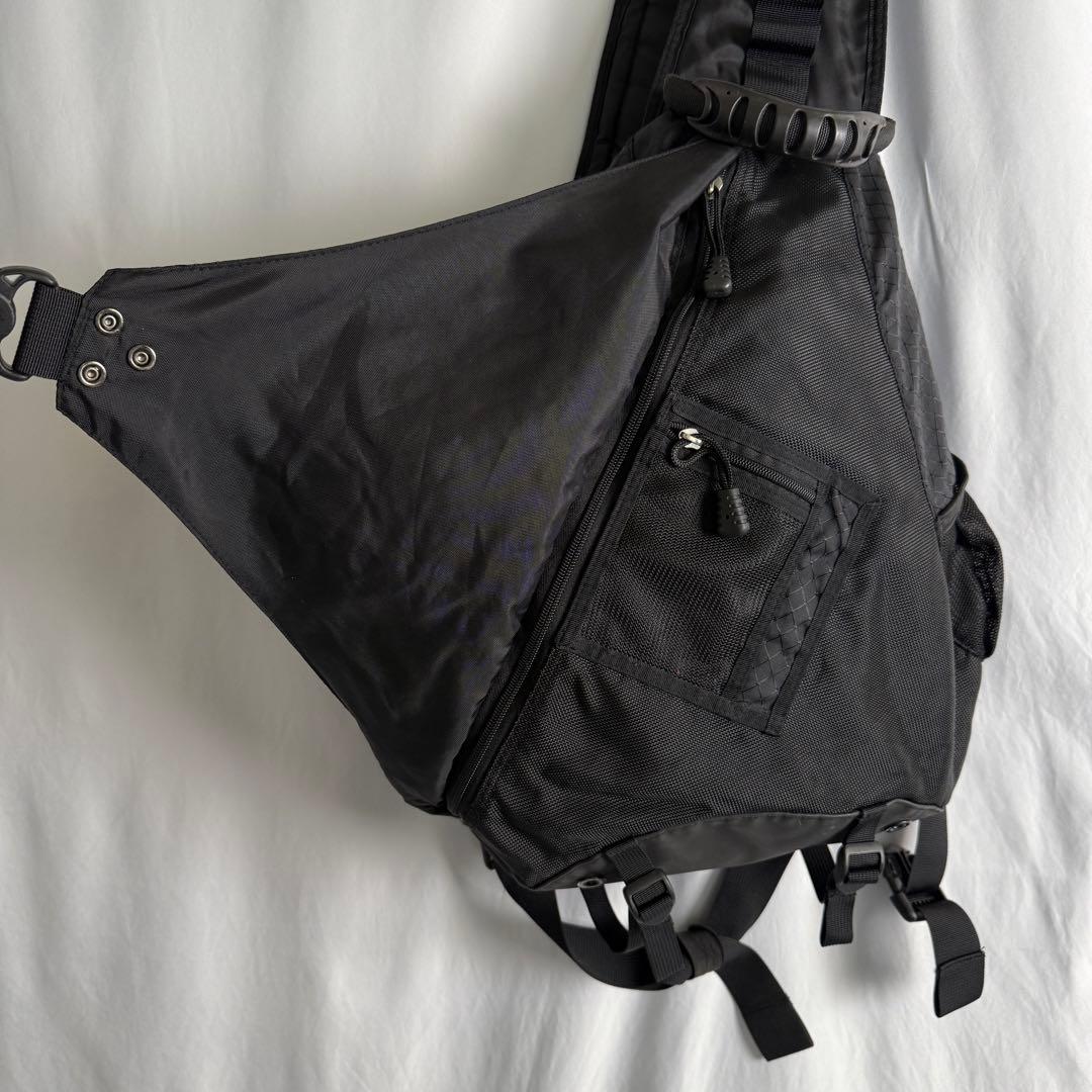 00s OAKLEY ナイロン スリング バッグ ブラック 黒 ワン ショルダー