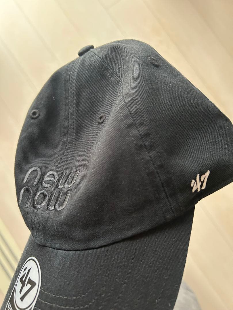 newnow キャップ　ブラック