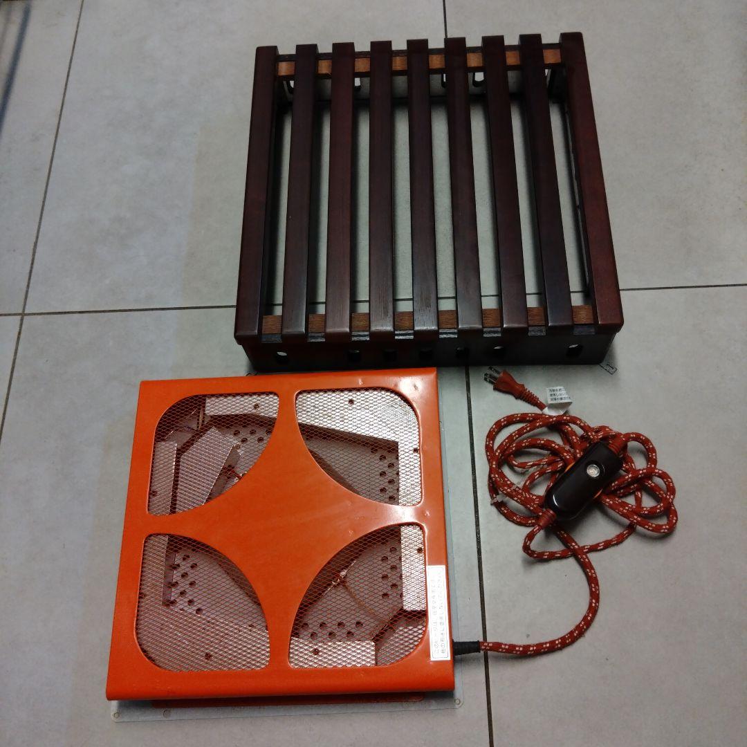 昭和レトロ 堀座卓用ヒーターと専用木枠 MH9661 ナショナル 掘りごたつ