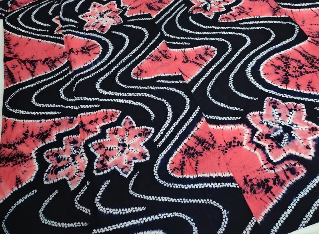 【24時間以内発送】 夏物 浴衣 有松鳴海絞り 新品未使用 竜田川 綿