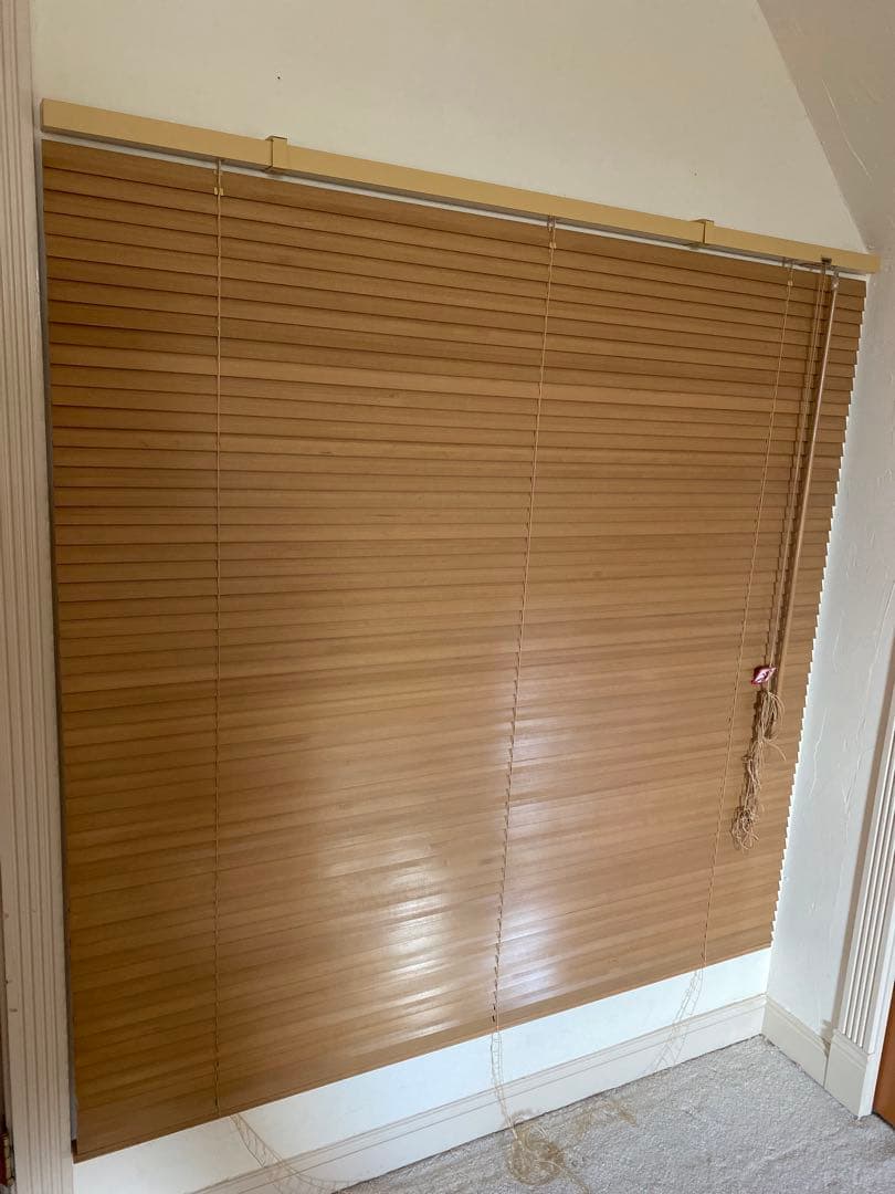 木製ブラインド 150×150cm ライトオーク 新品未使用