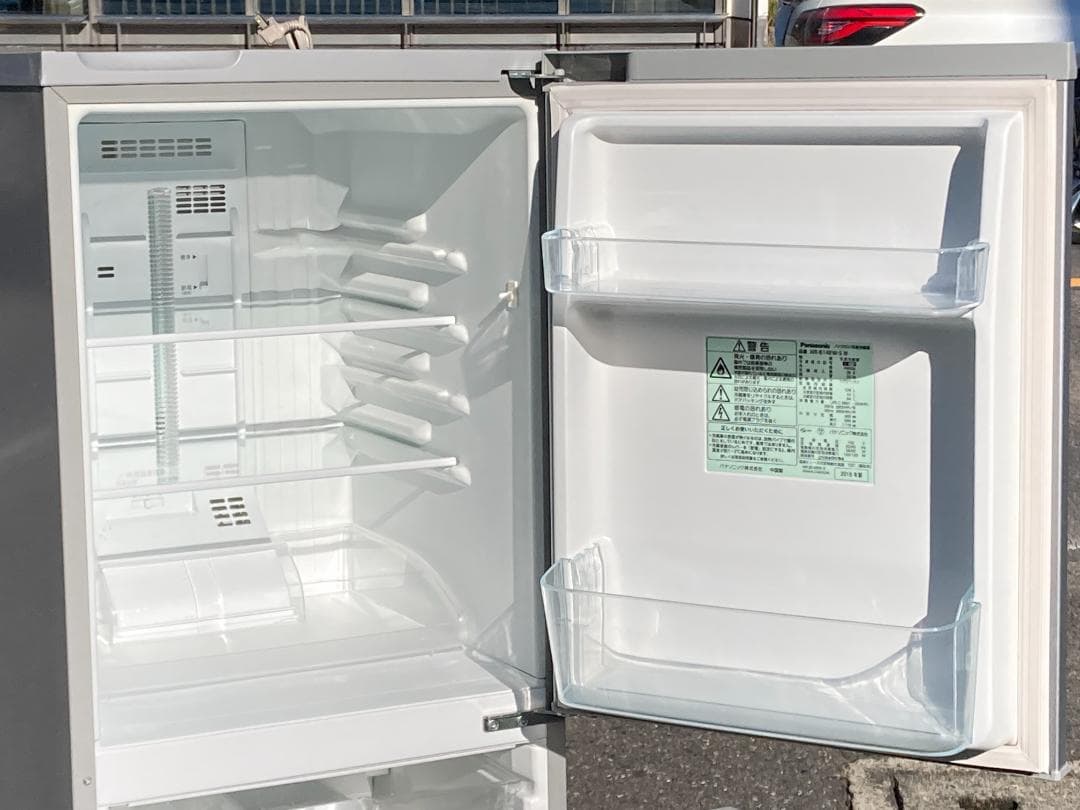 愛知岐阜/送料込★パナソニック 138L冷蔵庫 NR-B148W-S 2016年