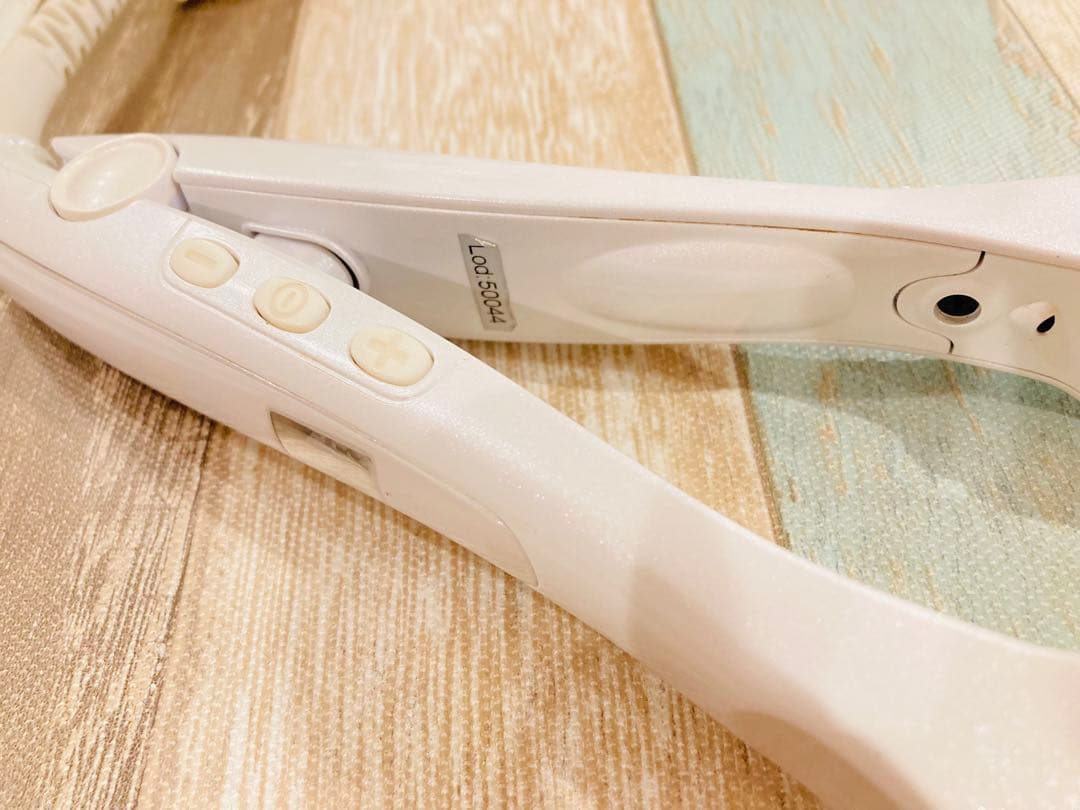 LM-125 KINUJO ストレートヘアアイロン ホワイト 絹女シルクプレート