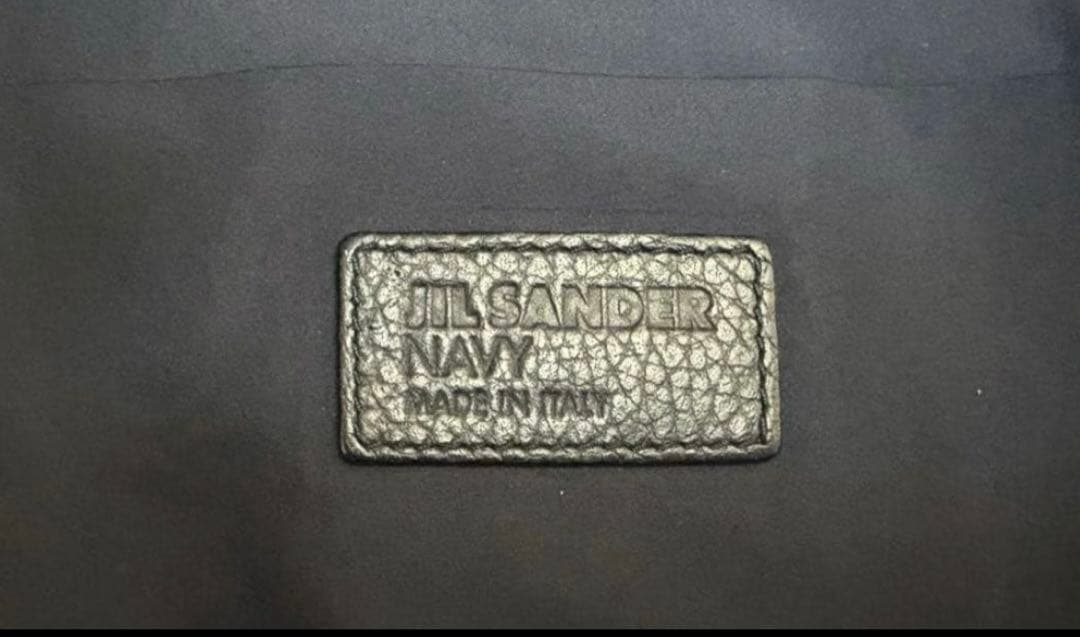 ジルサンダー ネイビー　リュック　バックパック　レザー