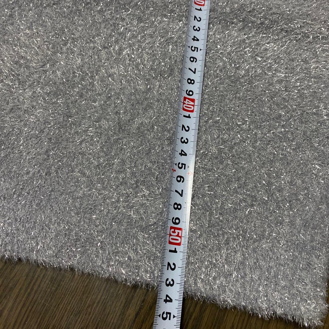 新品未使用　ジャスグリッティー　ラメニットアンサンブル　グレー2