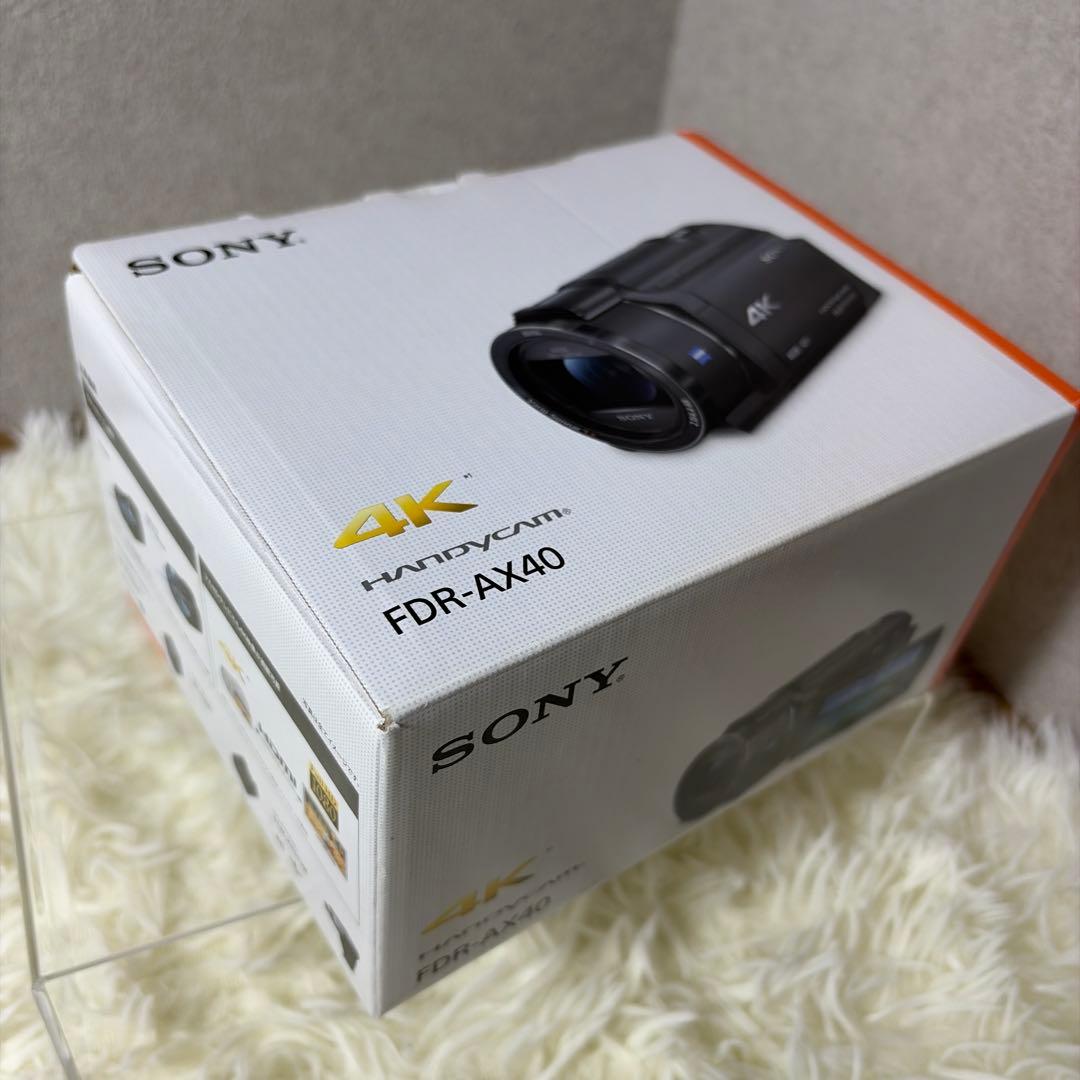 【ほぼ未使用】SONY ハンディカム 4K ビデオカメラ FDR-AX40