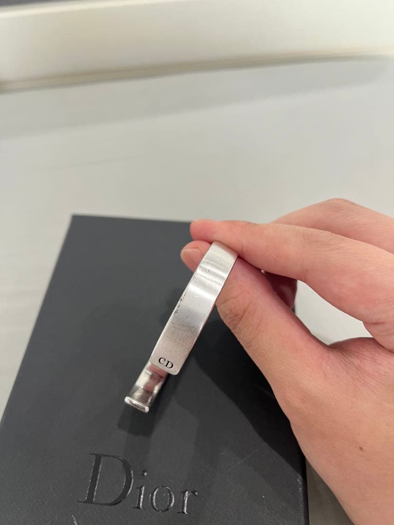 【しょう商店】Dior シルバーバングル