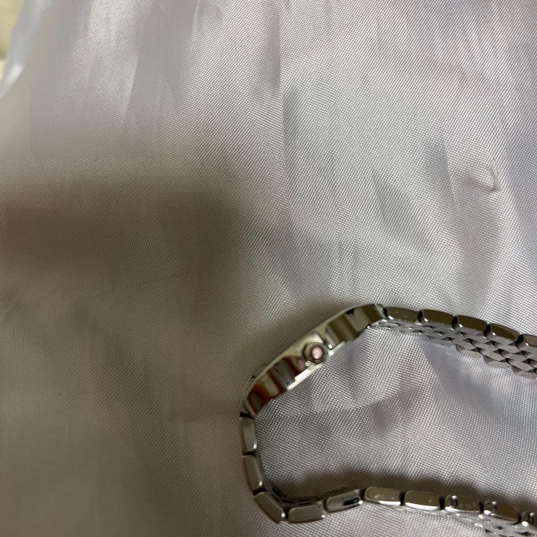 Cartier サントスドゥモアゼル　ピンクシェル　ステンレススチール 時計
