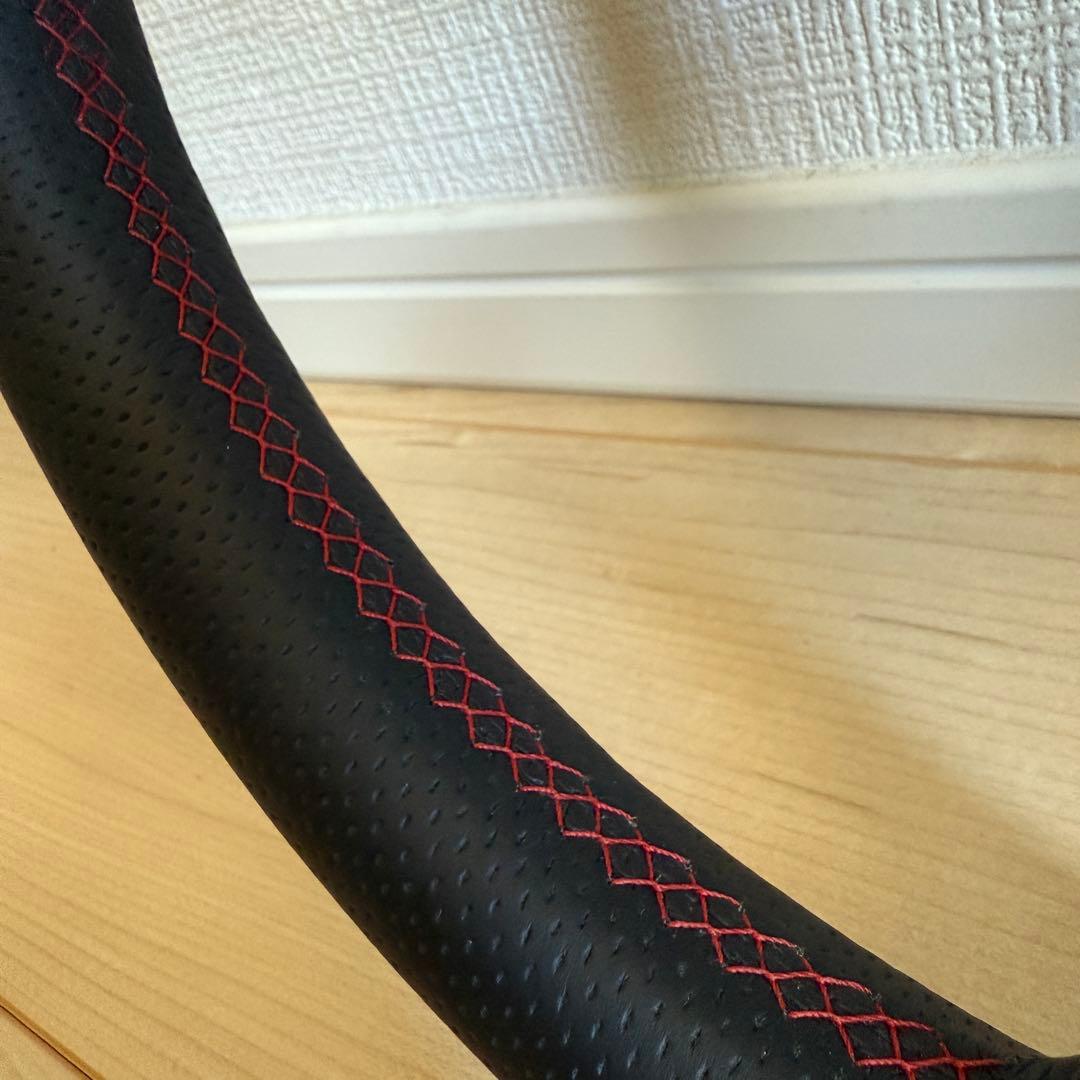 スポーツタイプラリー 330ミリパンチングレザー/レッドステッチ ディープコーン